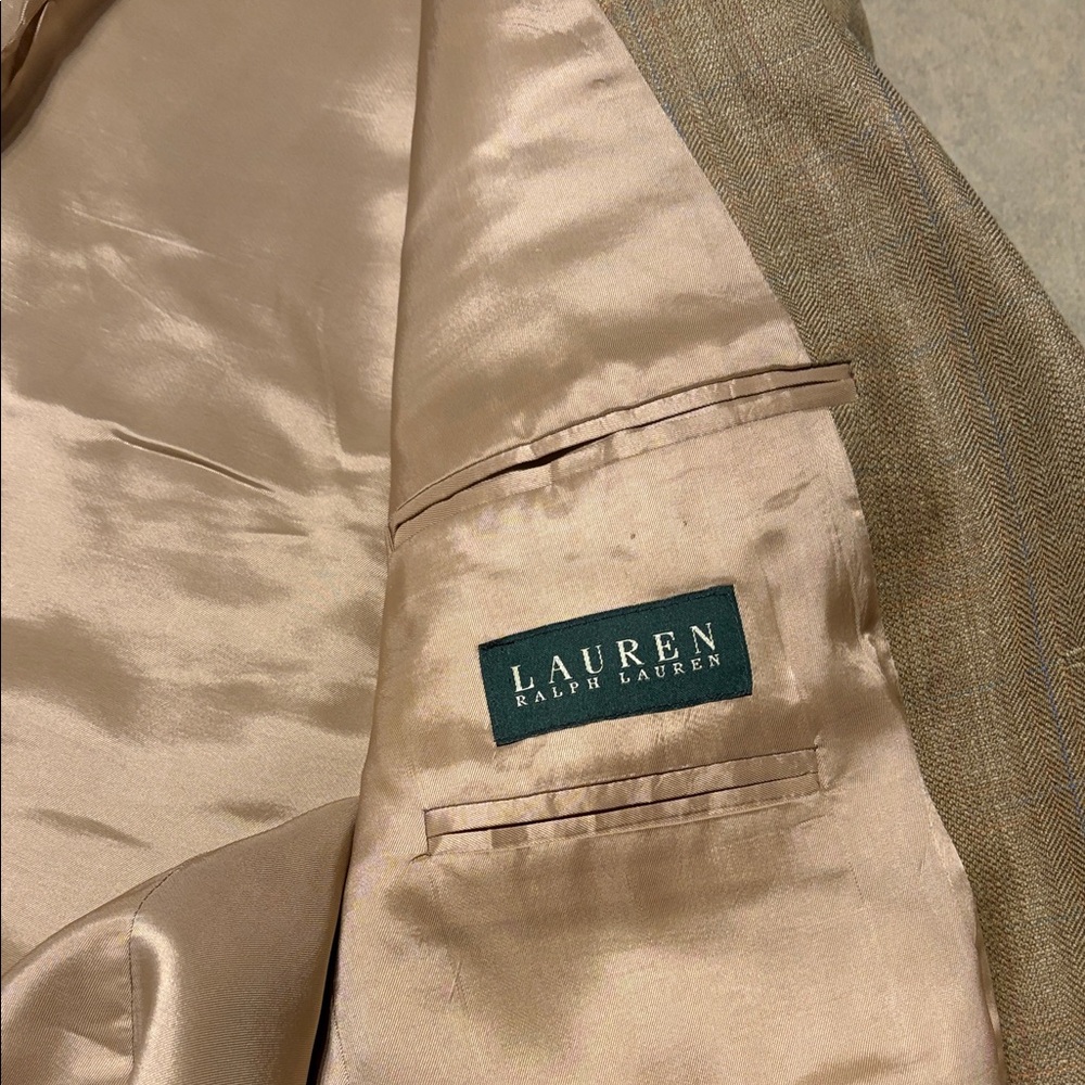 Lauren Ralph Lauren Women’s Blazer 40% Silk 30% Linen 30% Lamb’s Wool - Picture 2 of 6